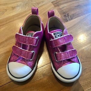 Girls Pink Converse Shoes
